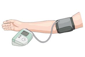 Blood pressure measurement with an electronic tonometer